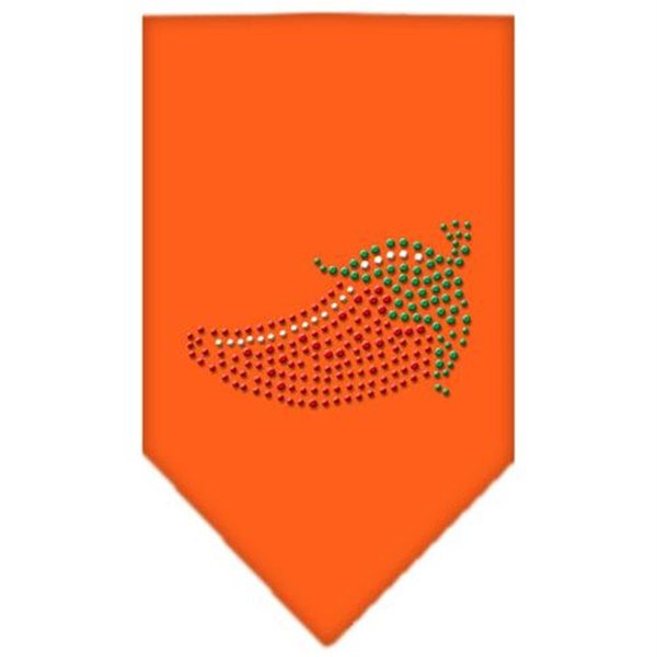Unconditional Love Chili Pepper Rhinestone Bandana Orange Small UN801060
